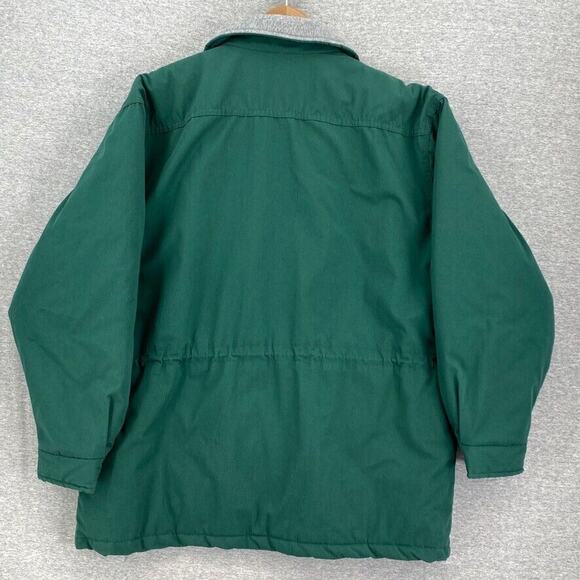 Nemesis Jacket Mens Large Green Chore Coat Union Made USA Arctic Fleece Lined - Picture 4 of 14